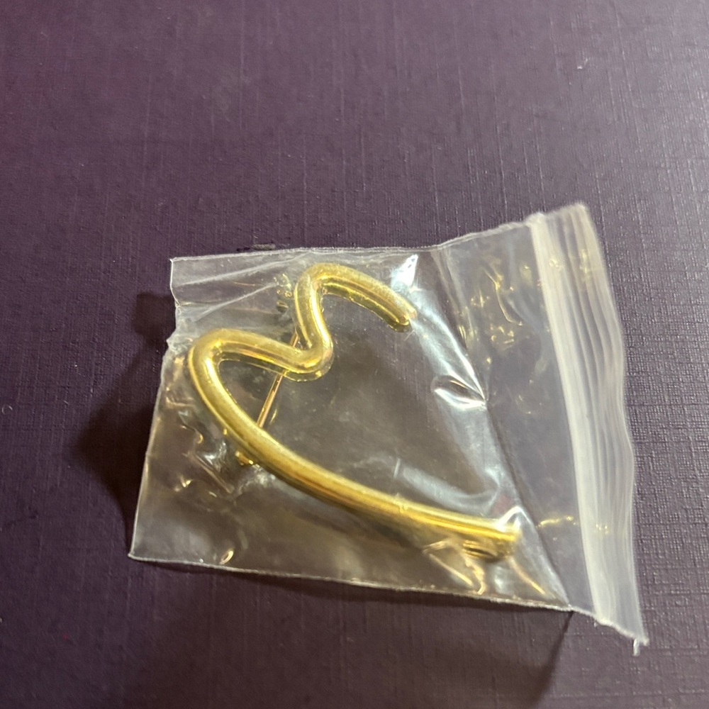 Gold Heart-Shaped Women’s Accessory